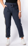 Hearts Strap Magic Jogger | Navy