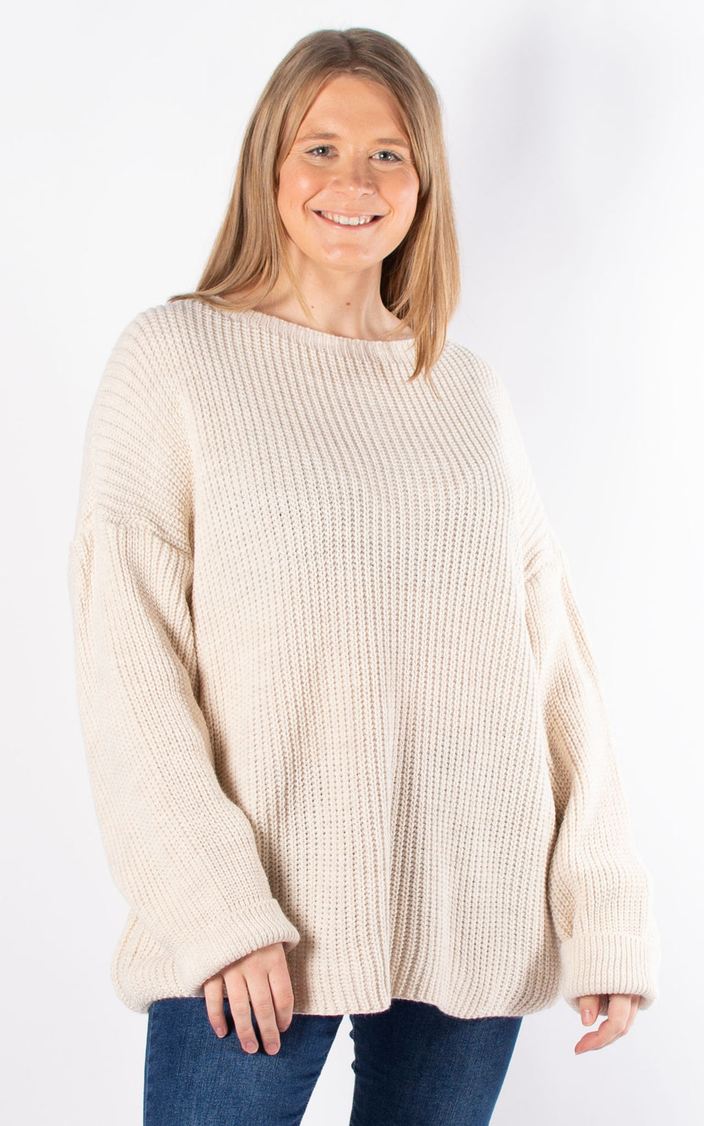 Hope Knit Jumper | Beige