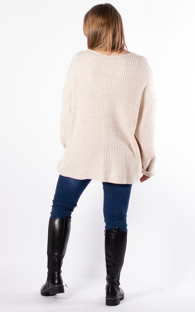 Hope Knit Jumper | Beige