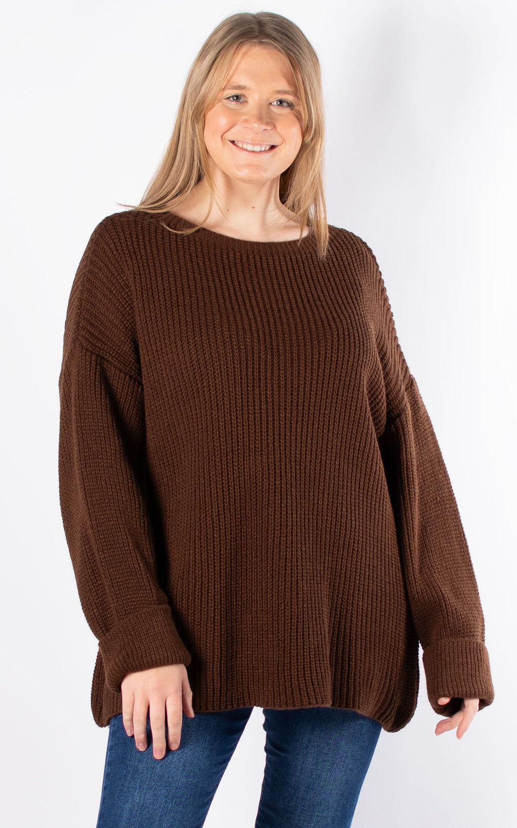 Hope Knit Jumper | Chocolate