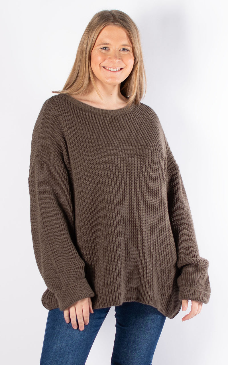 Hope Knit Jumper | Coffee