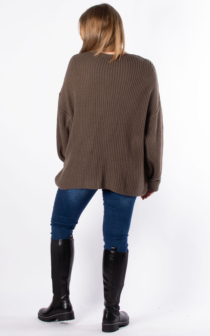 Hope Knit Jumper | Coffee