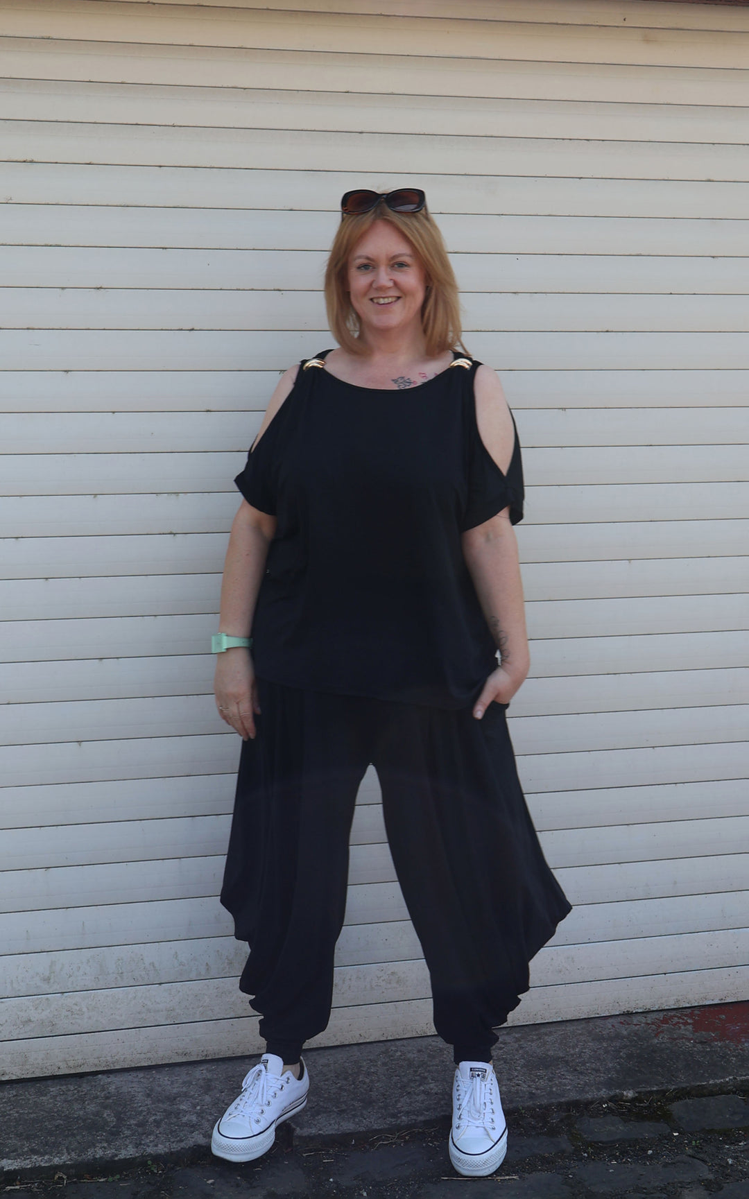 Sheila Cold Shoulder | Black