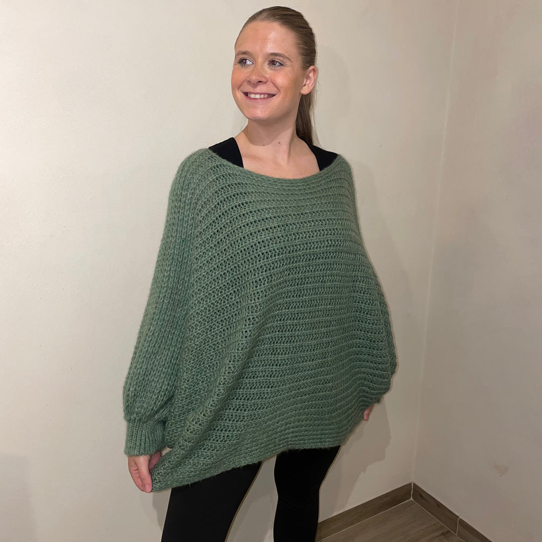 *PRE-ORDER* Angelina Oversized Knit | Green
