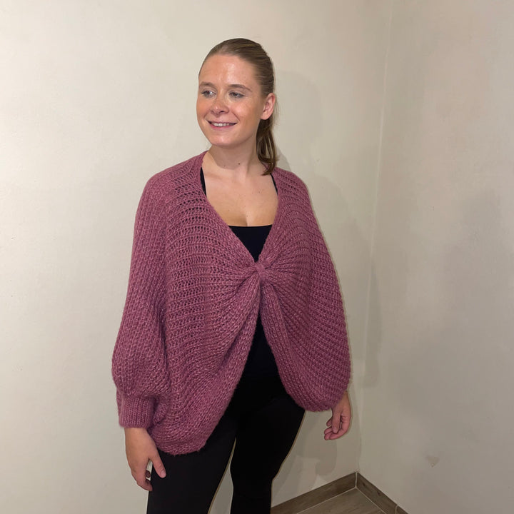 *PRE-ORDER* Angelina Oversized Knit | Berry
