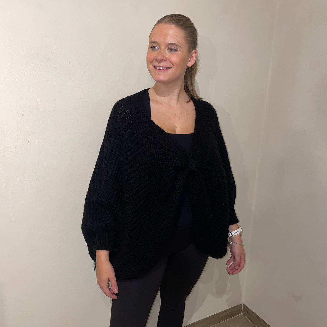 *PRE-ORDER* Angelina Oversized Knit | Black