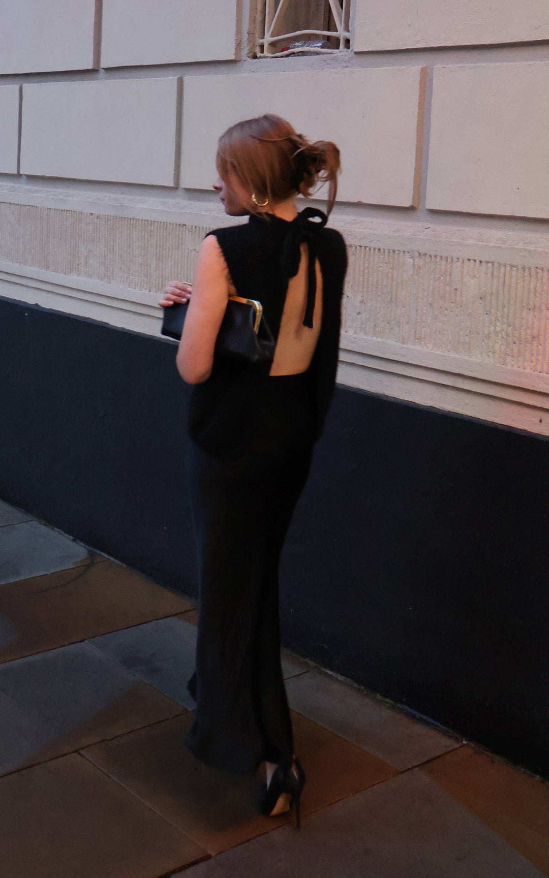 Maren Tie Back Vest | Black