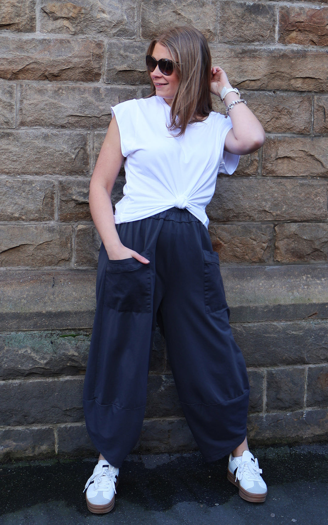 Basic Cap Sleeve T| White