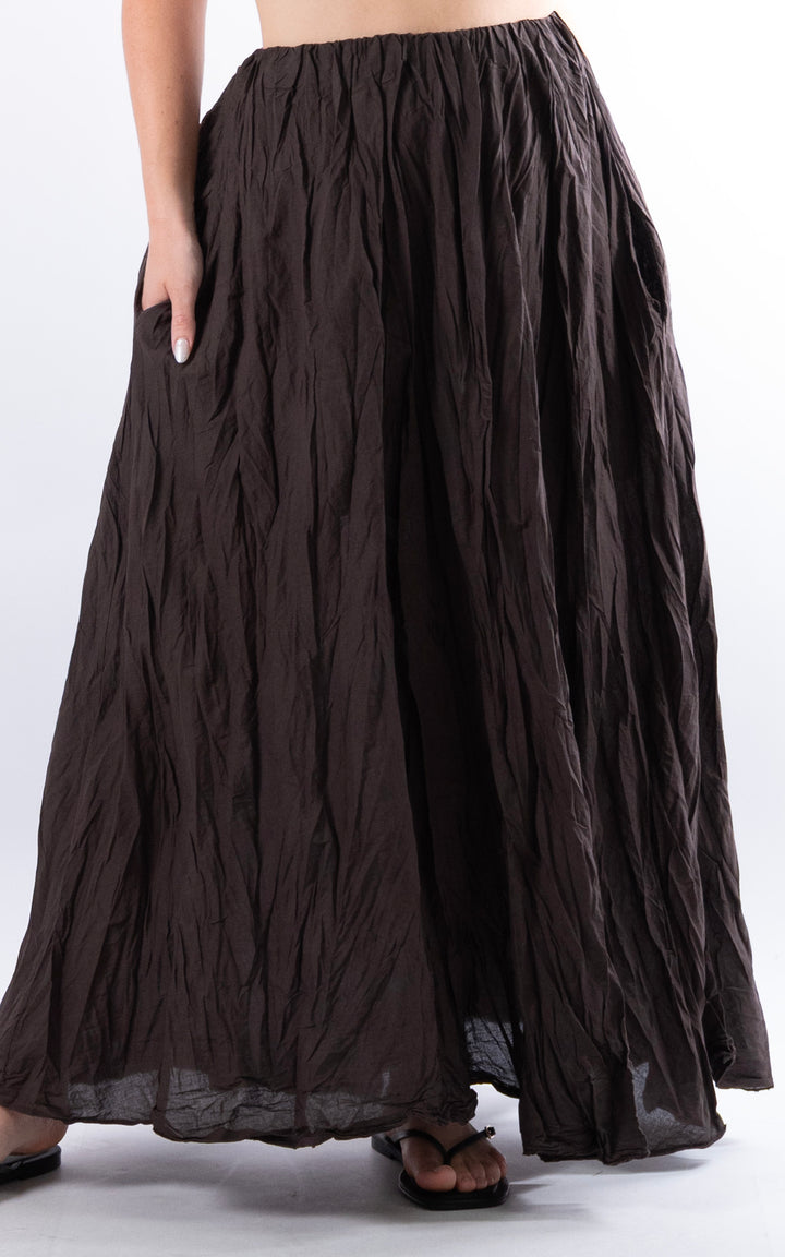 Jacinta Maxi Skirt | Chocolate