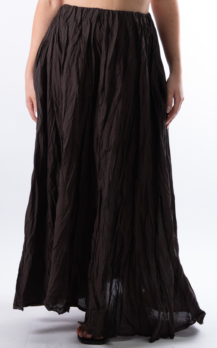 Jacinta Maxi Skirt | Chocolate