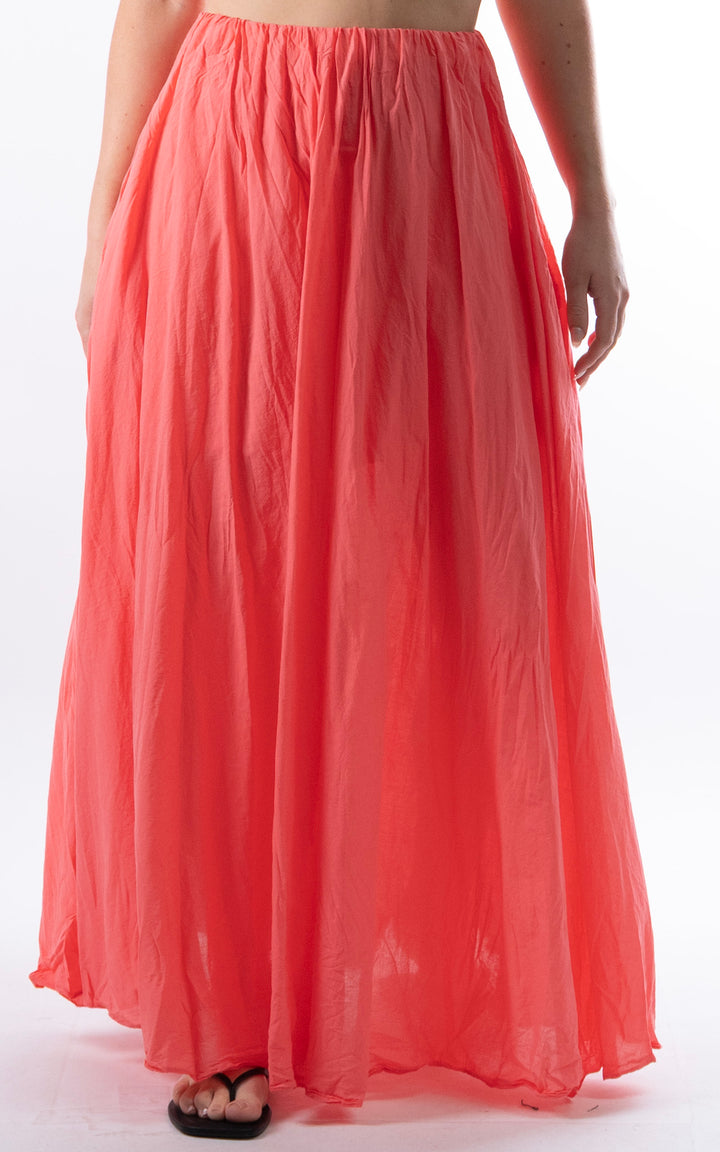 Jacinta Maxi Skirt | Coral