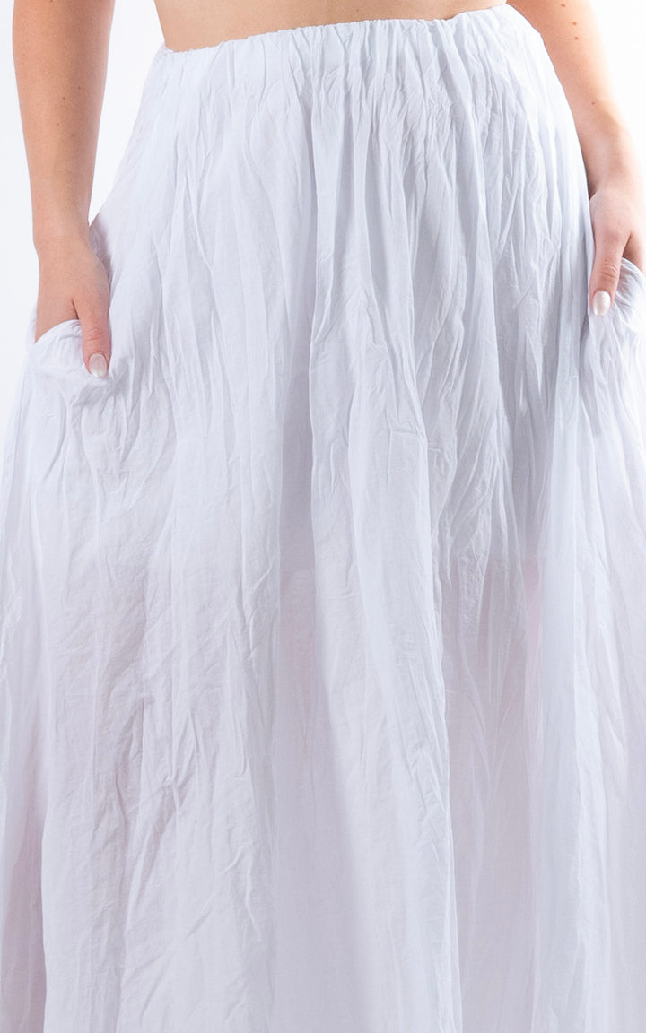 Jacinta Maxi Skirt | White
