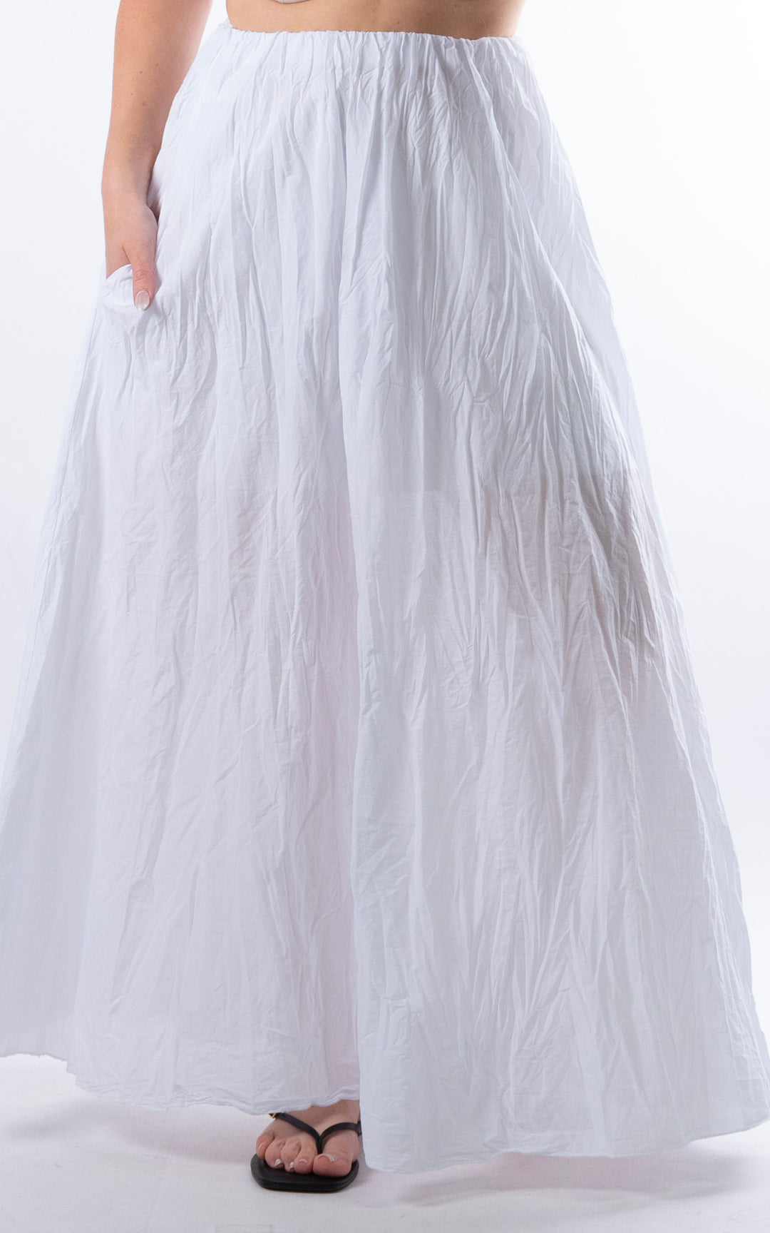 Jacinta Maxi Skirt | White