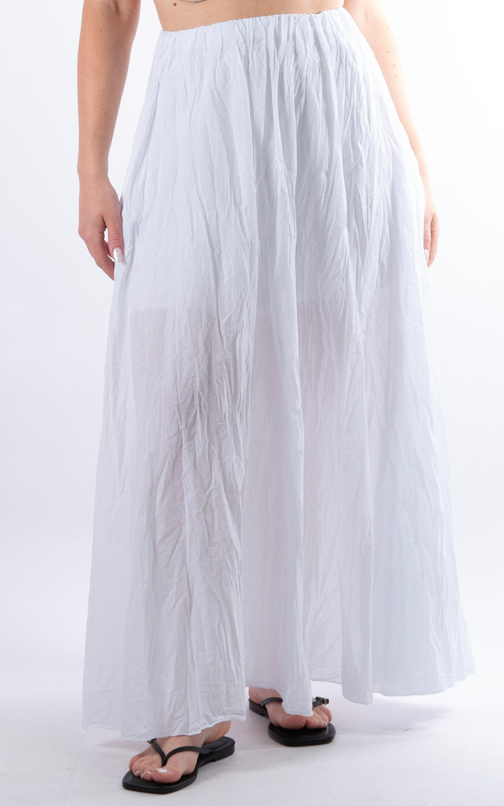 Jacinta Maxi Skirt | White