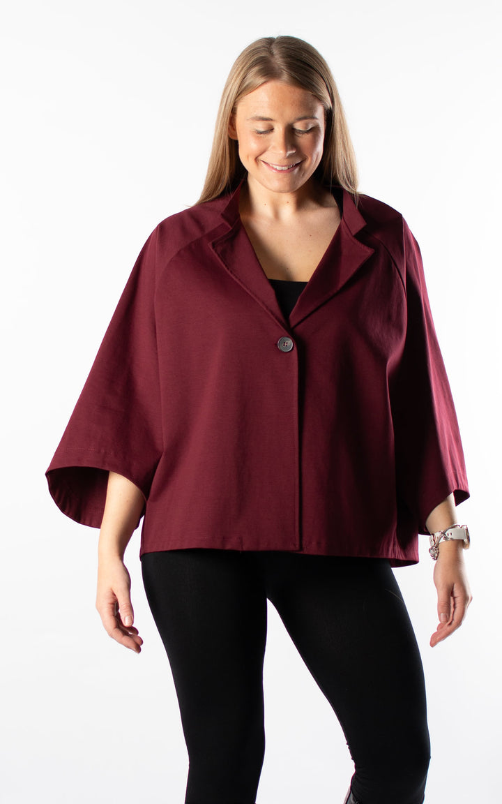 Jane Jacket | Burgundy