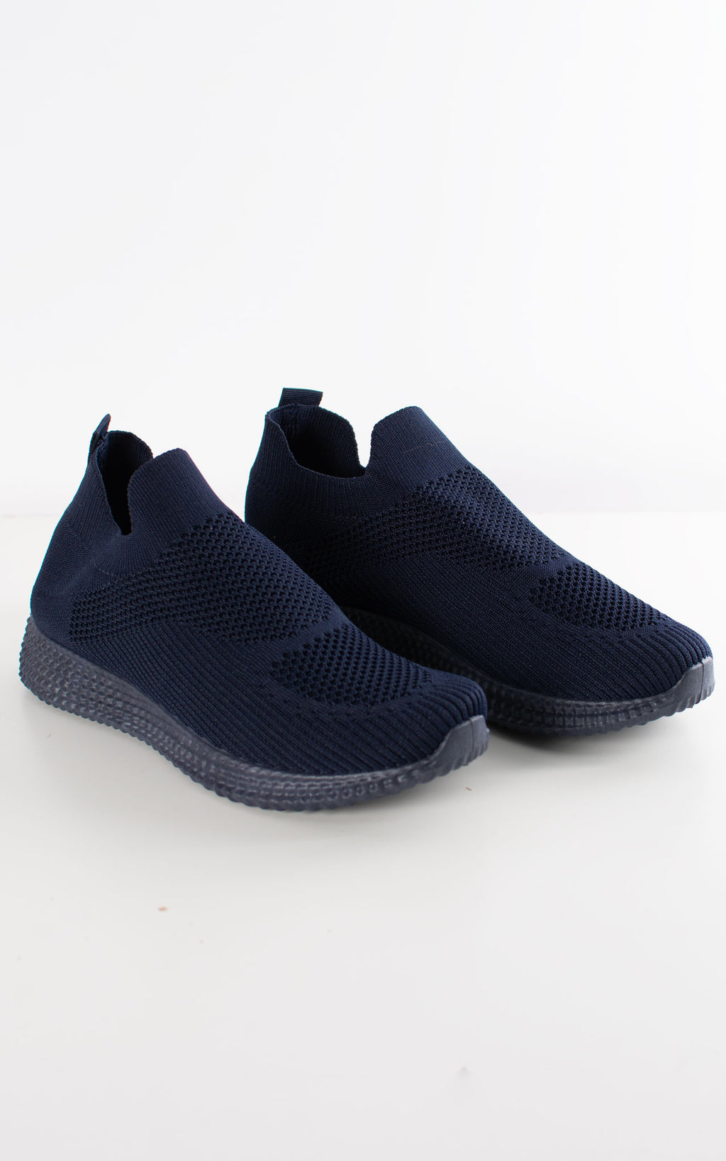 Jay Trainers | Slip On | Navy