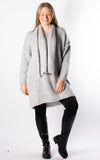 Jayne Scarf Chunky Knit | Grey