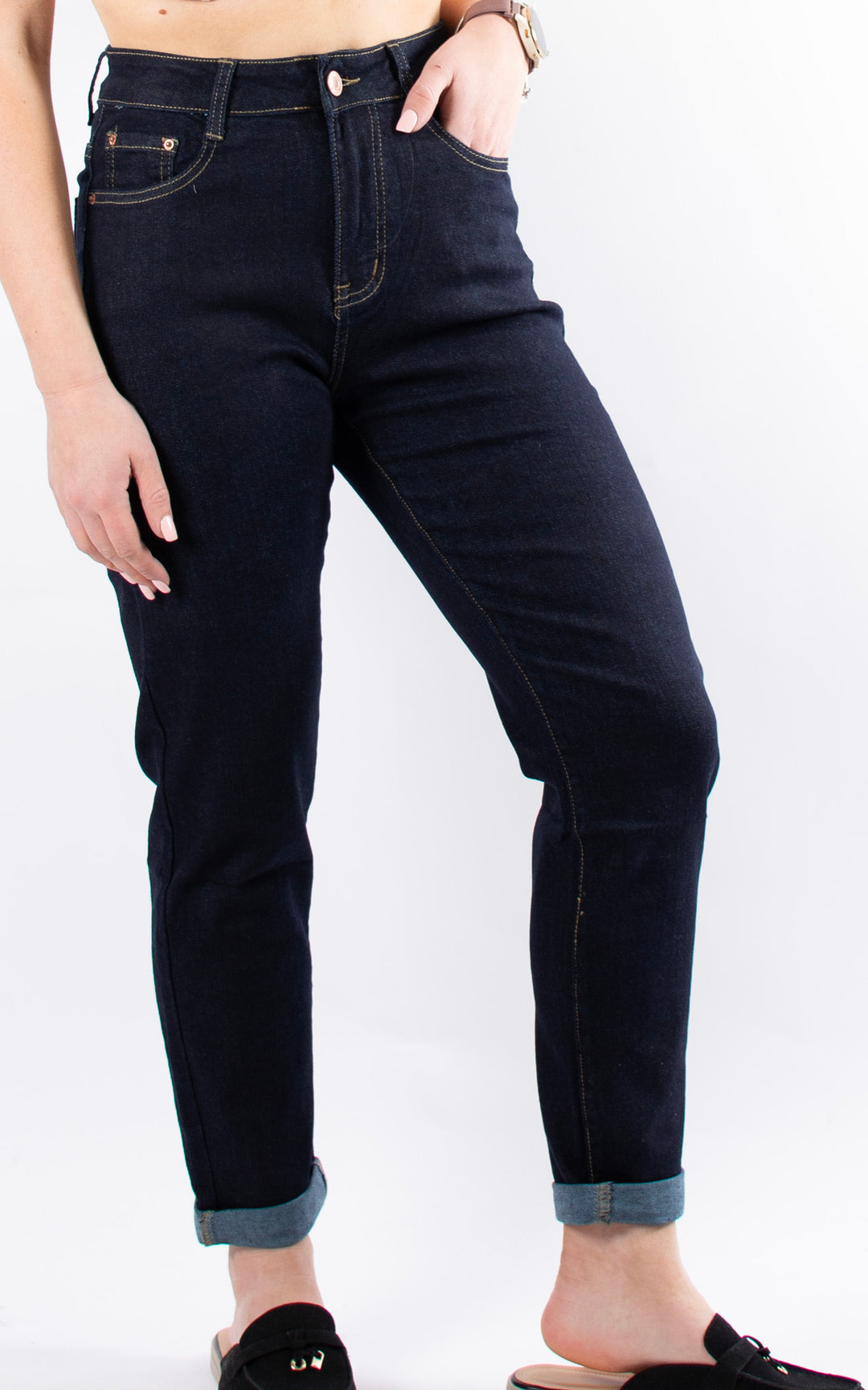 Jeans | Mom Fit |  Dark Denim