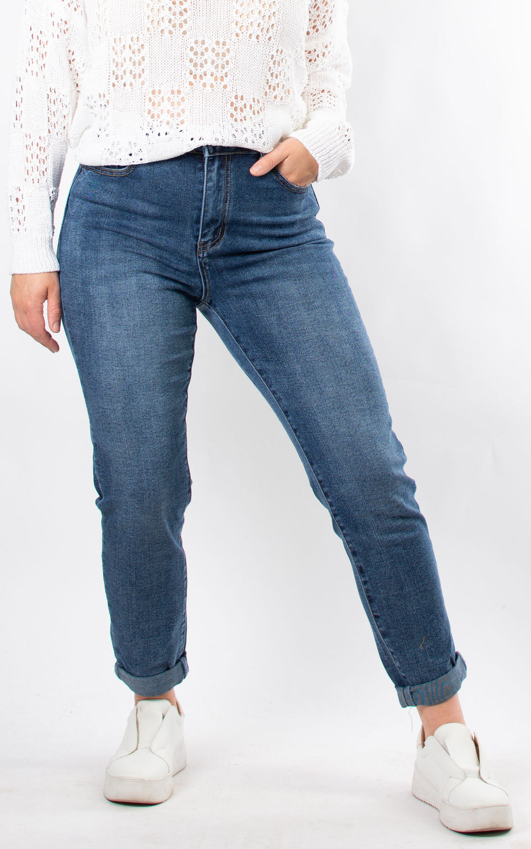 Jeans | Mom | Dark Denim