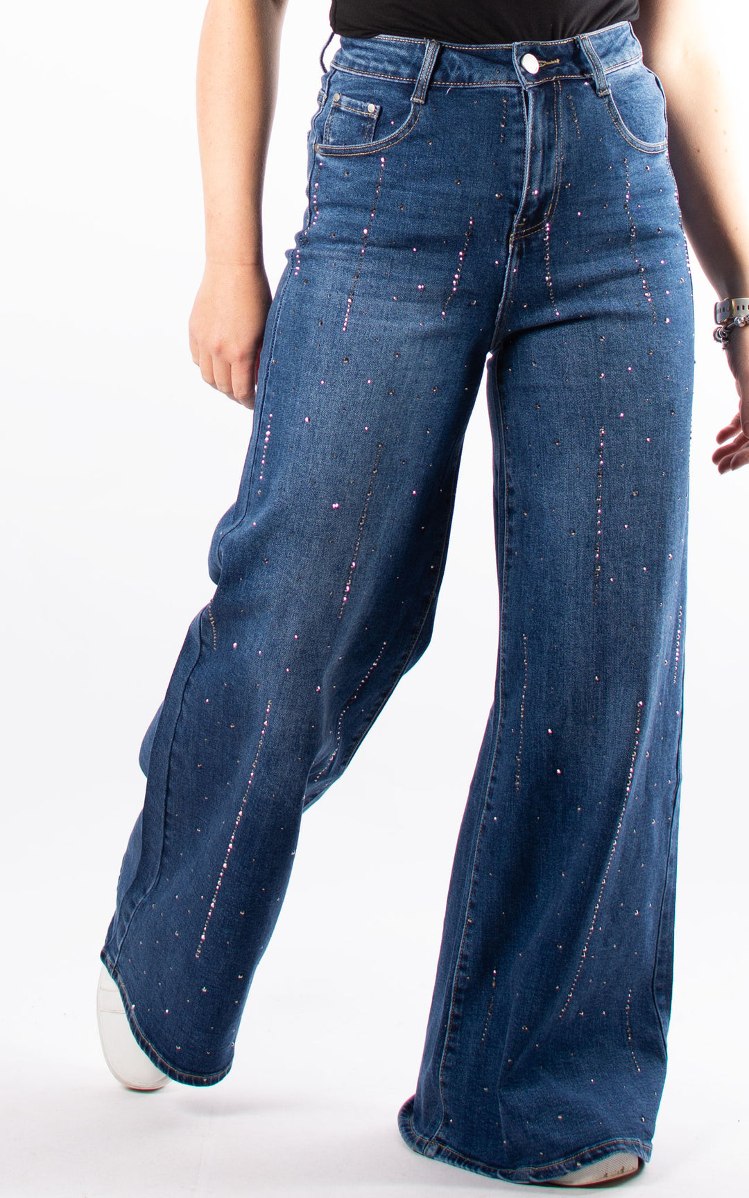 Jeans | Sparkle Wide Leg | Denim