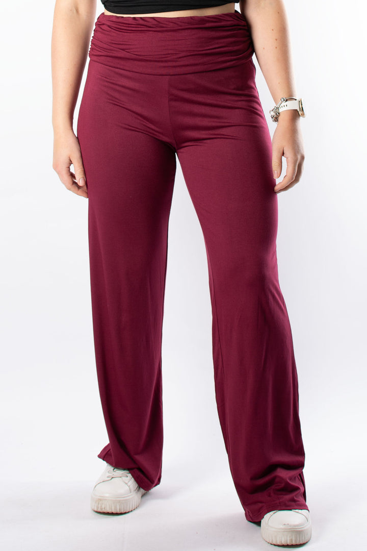 Jersey Trousers | Burgundy