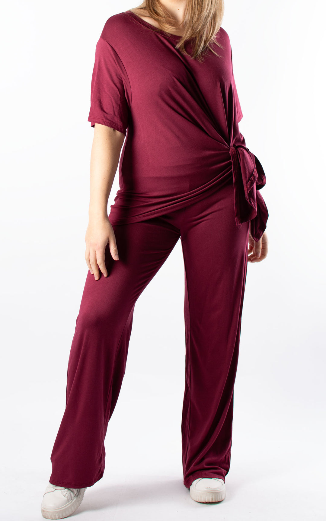 Jersey V T | Burgundy