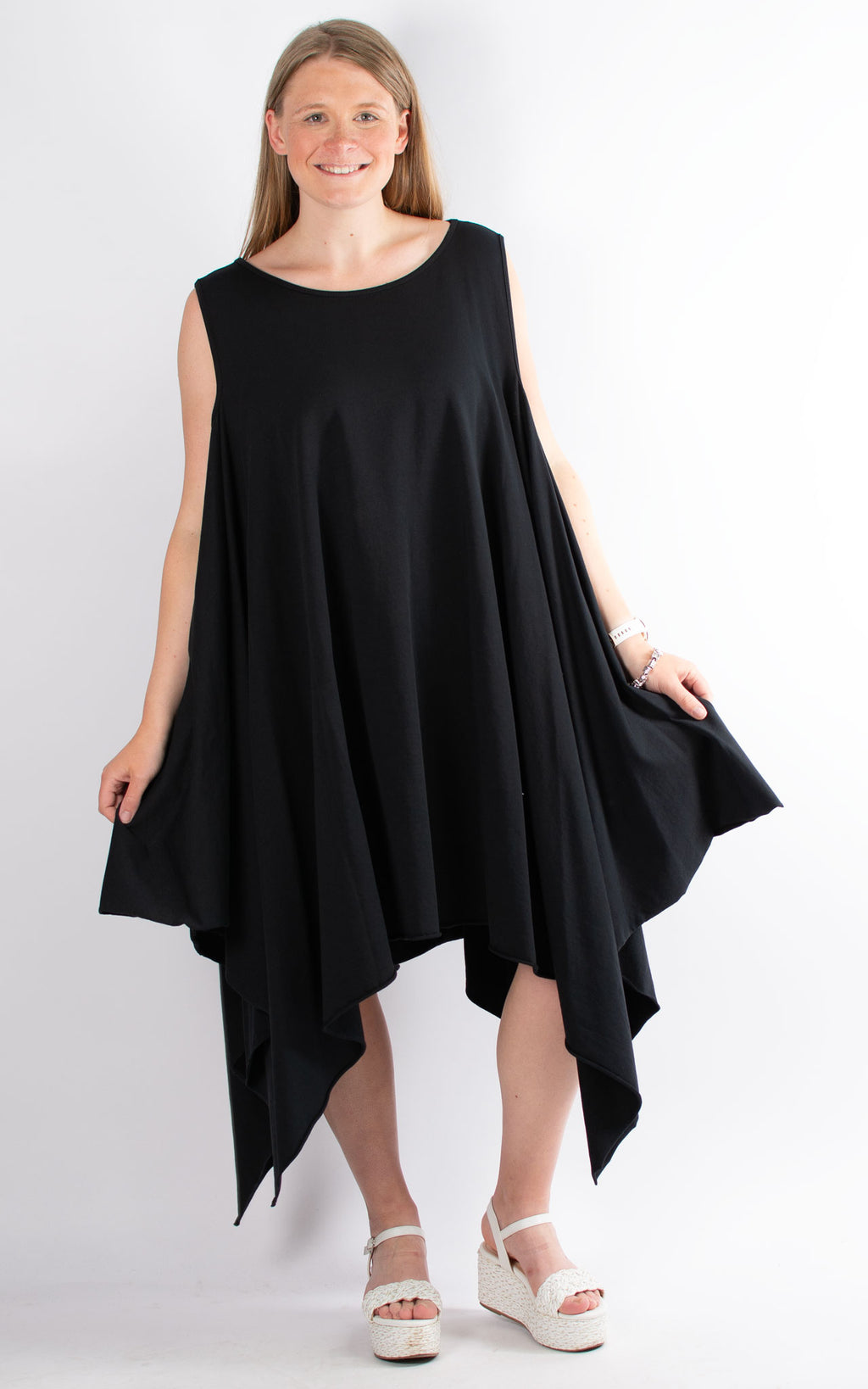 Jilly Sleeveless Dress | Black