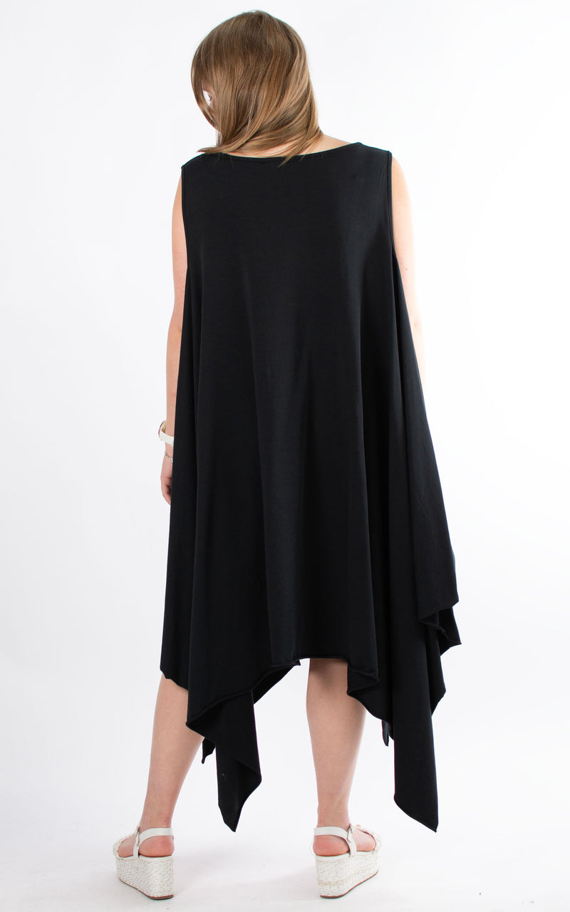 Jilly Sleeveless Dress | Black