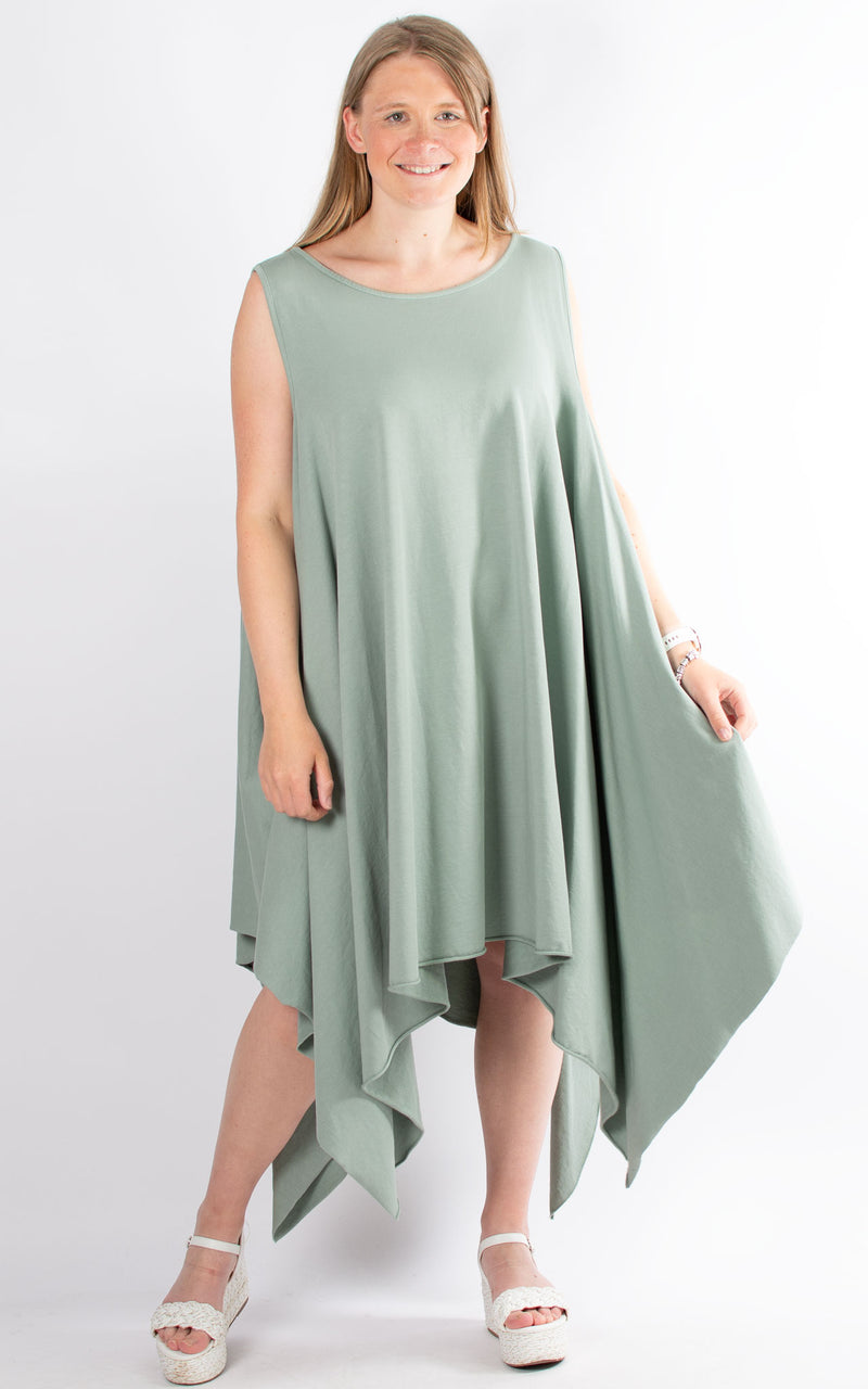 Jilly Sleeveless Dress | Khaki