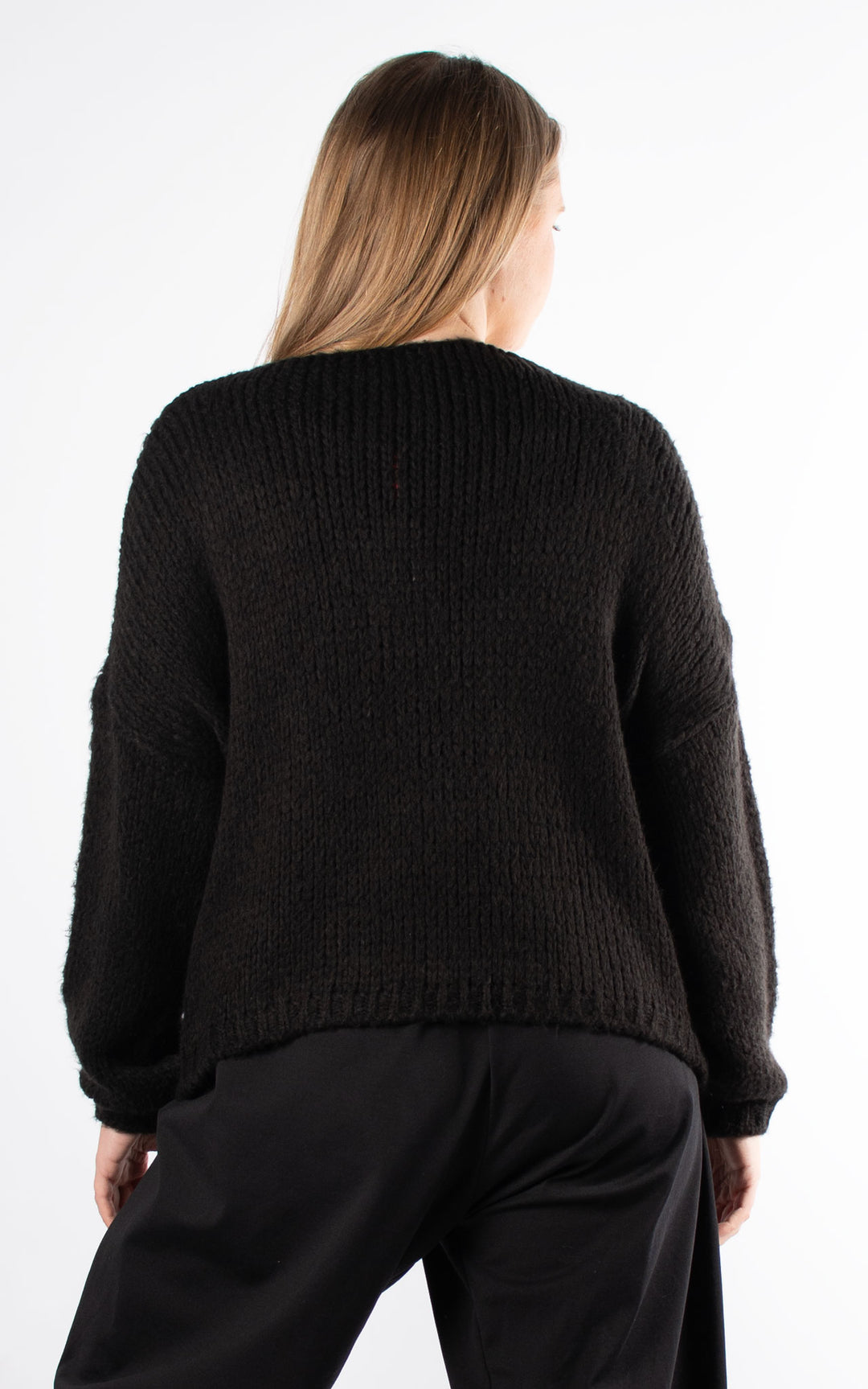 Josie Cropped Jumper | Black