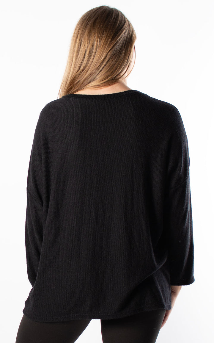 Joyce Lace Top | Black