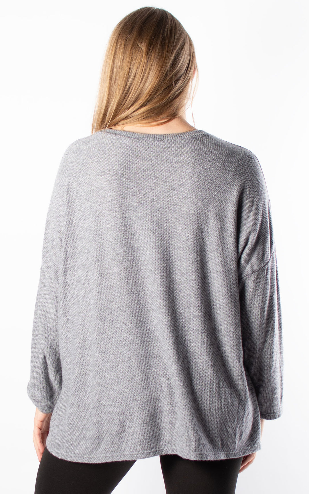 Joyce Lace Top | Grey