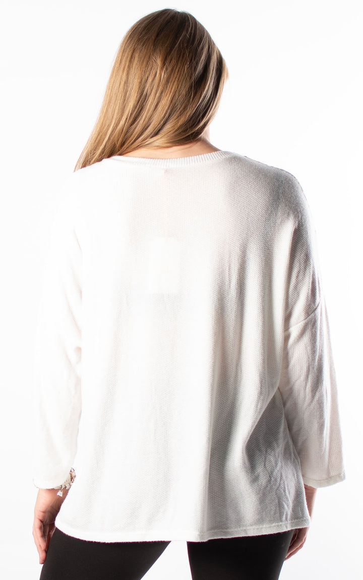 Joyce Lace Top | Winter White