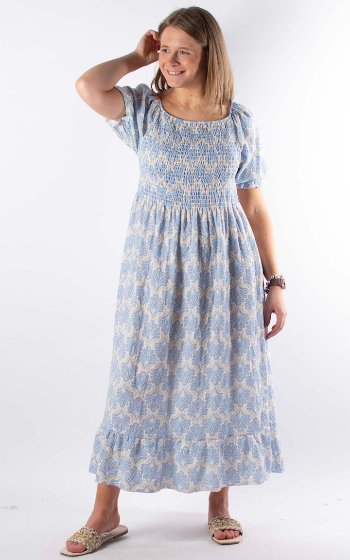 Kai Bardot Dress | Blue