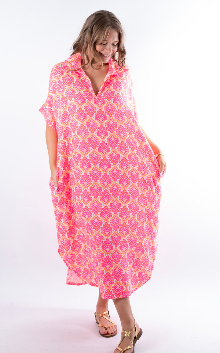 Kai Dress | Coral