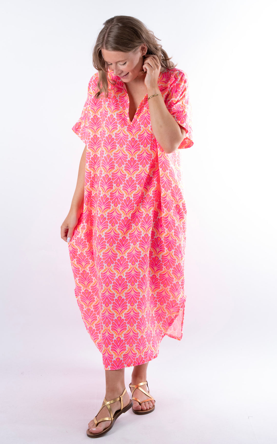 Kai Dress | Coral