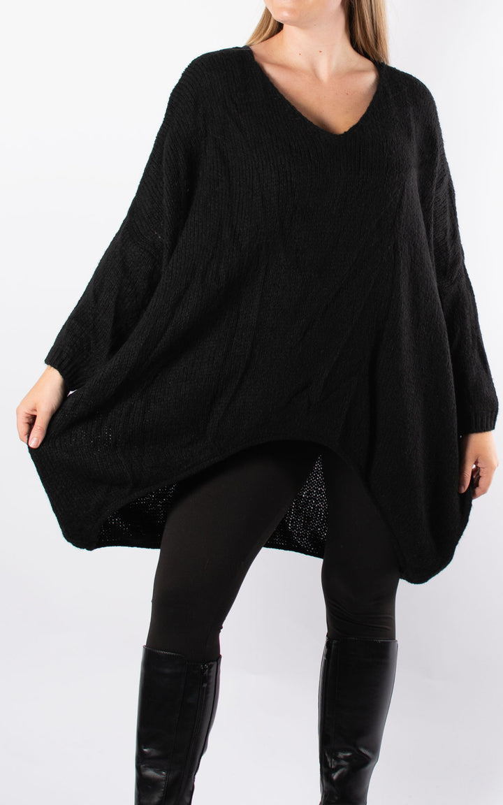 Kathleen Slouch Knit | Black