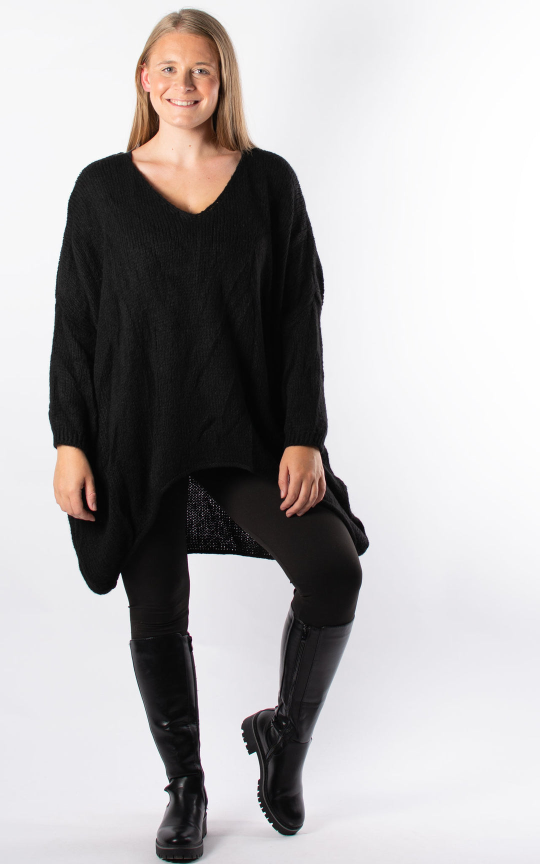 Kathleen Slouch Knit | Black