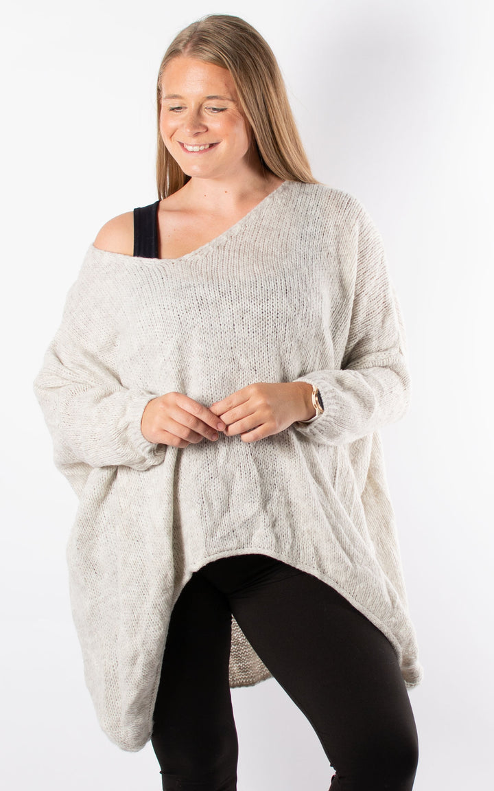Kathleen Slouch Knit | Oat