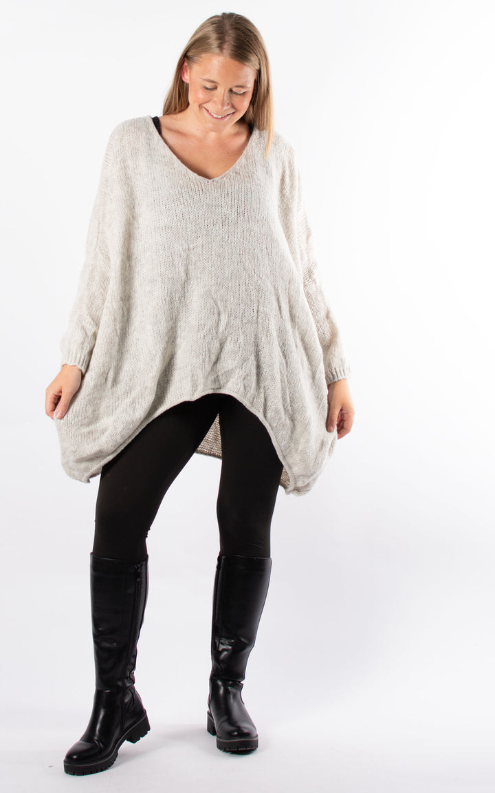 Kathleen Slouch Knit | Oat