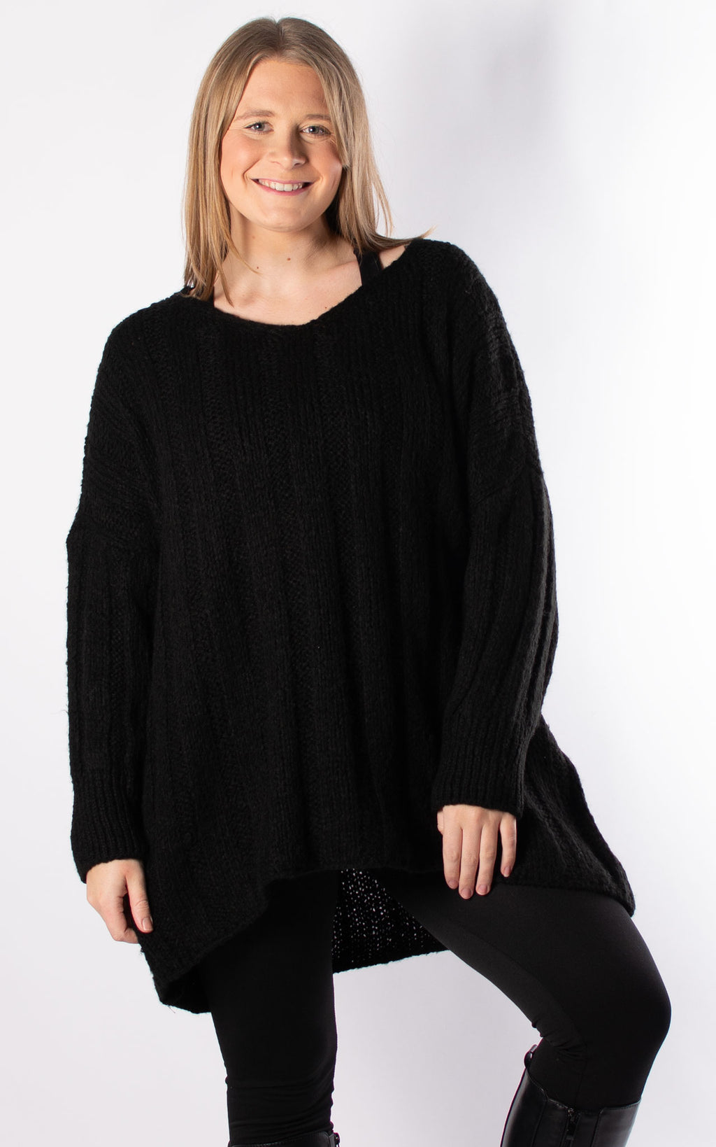 Kathy Chunky Knit | Black