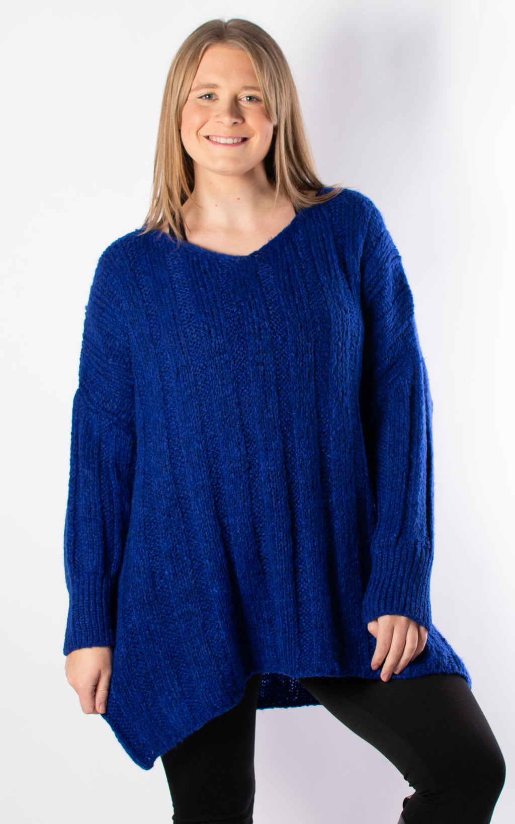 Kathy Chunky Knit | Cobalt