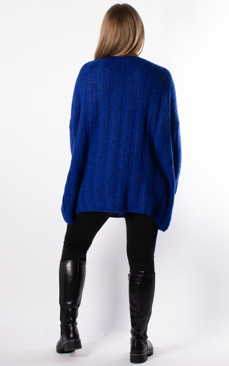 Kathy Chunky Knit | Cobalt