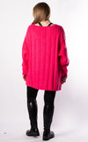 Kathy Chunky Knit | Hot Pink