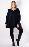 Kathy Chunky Knit | Navy