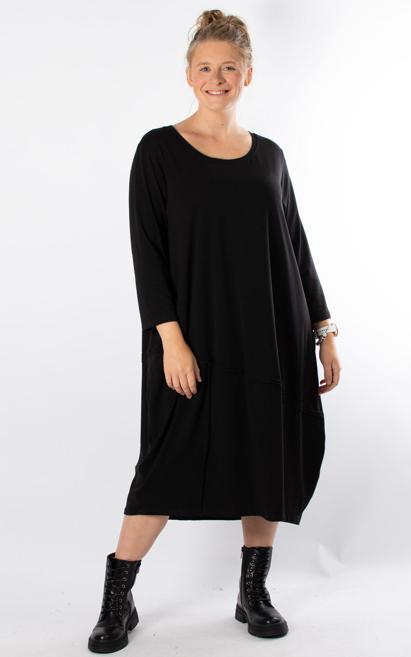 Katrina Dress | Long Sleeve | Black