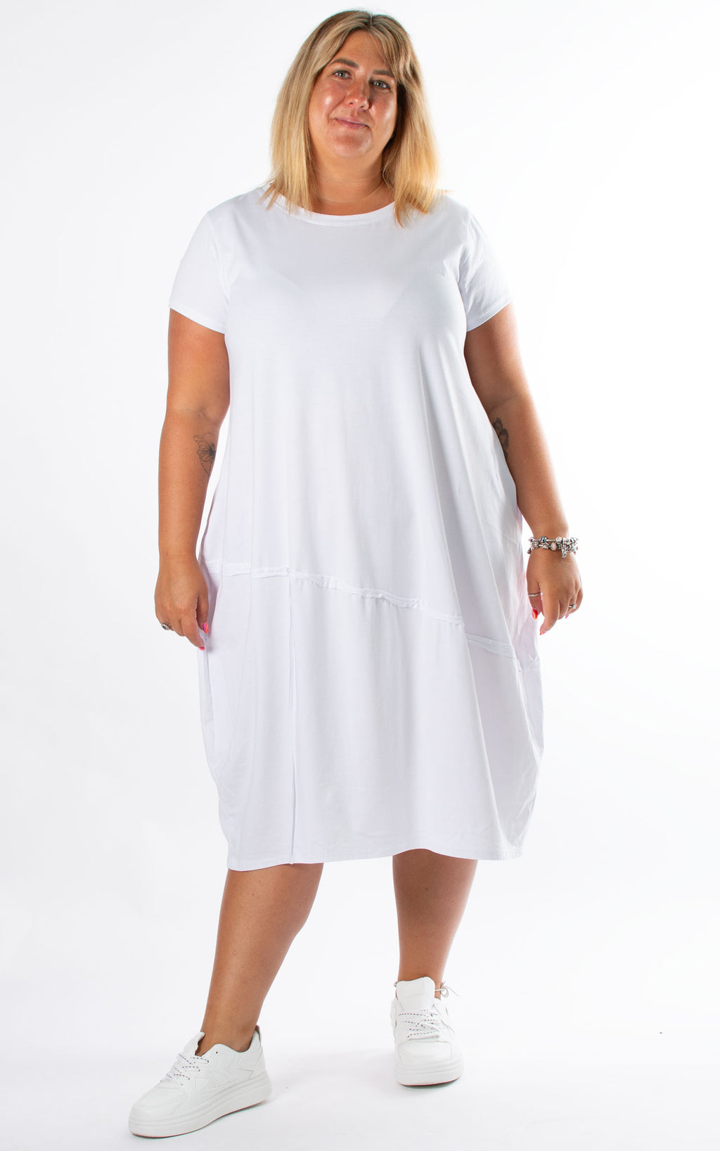 Katrina Dress | White