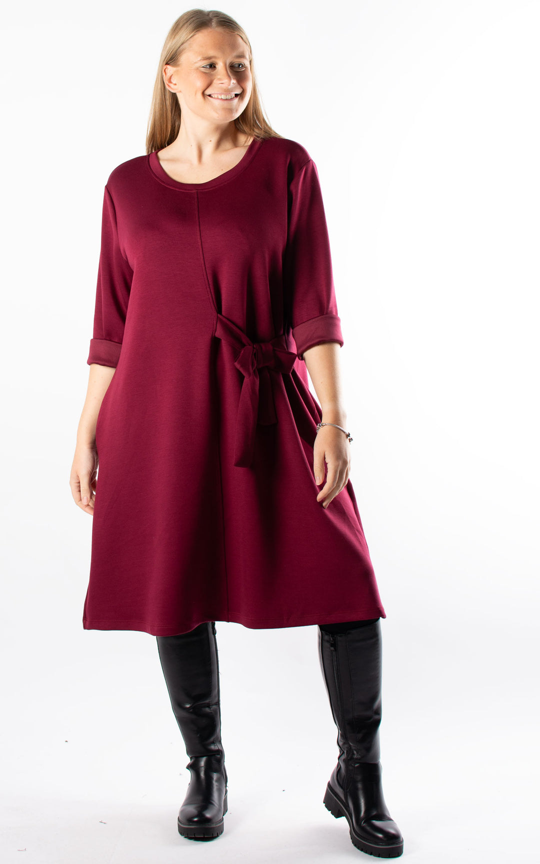 *PRE-ORDER* Keeley Tunic Dress | Burgundy