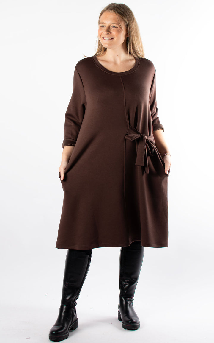 *PRE-ORDER* Keeley Tunic Dress | Chocolate