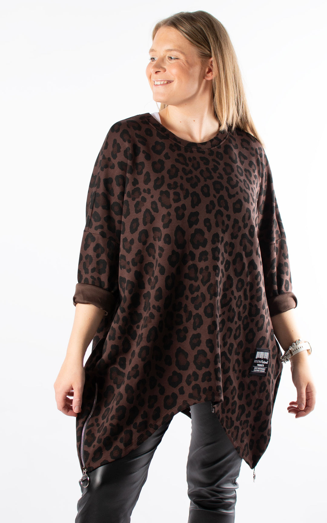 *PRE-ORDER* Keeley Tunic | Leopard | Chocolate